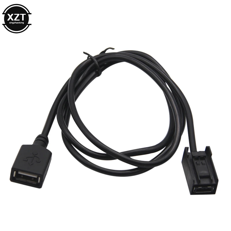 1M Car USB AUX Cable Adapter Audio Media Music Interface for Honda Accord Mitsubishi Outlander ASX 2009 Onwards Auto AUX MP3