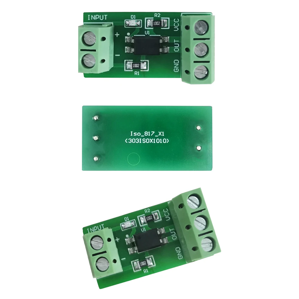 Optocoupler Isolation Module Isolated Board 817 3V-5V 12V 24V 1 Channel No Din Rail Holder PLC Processors Drive Motor Board