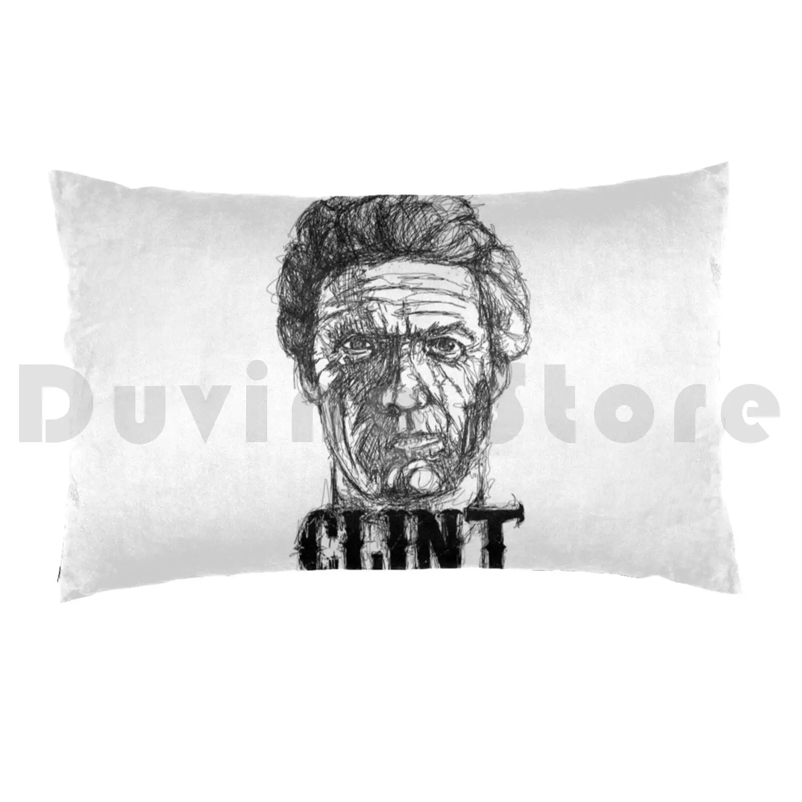 Clint Pillow Case DIY 50*70 Clint Eastwood Clint Eastwood Cowboy Western Dirty Harry 44 Hollywood