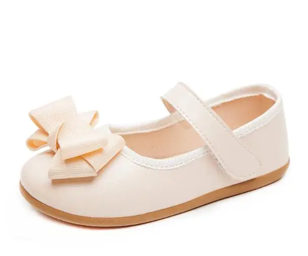 Summer Girls Sandals Cloth Flats Girls Shoes Metal Baby Toddlers Non-slip Princess Shoes Butterfly knot Kids Shoes leather shoes