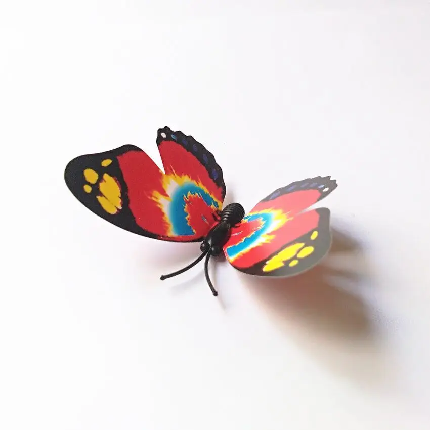 

New Fashion 5*7CM Magnetic Butterfly Decorations Arts And Crafts Jewelry Making 3D Parts Accessories Girl's Charming For Toy