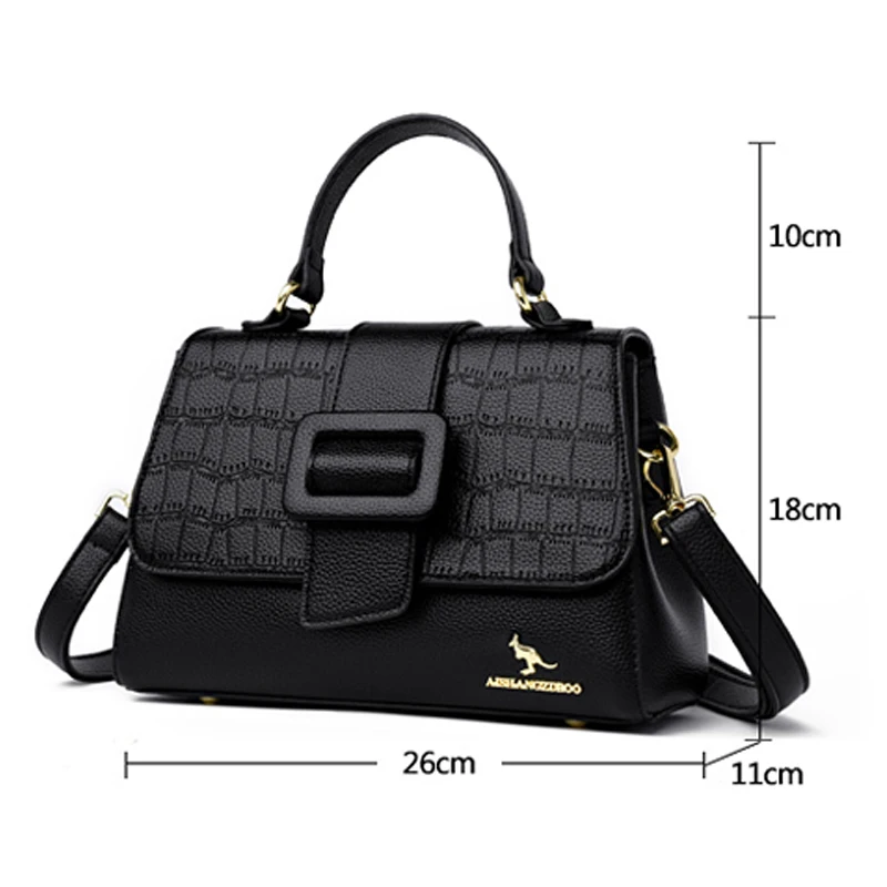 Women's Designer Lock Shoulder Bags 2024 Hot Sale Large Capacity Handbags Ladies Crocodile Pattern Leather Crossbody Tote Bags