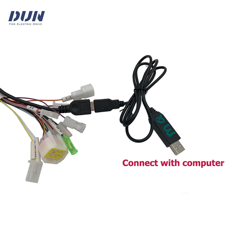 Sabvoton-controlador de Motor Mqcon para bicicleta eléctrica, adaptador Bluetooth, Cable USB, funciona con la serie SVMC