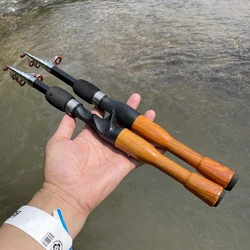 Lure Fishing Rod 1.3m 1.6m 1.8m Carbon Spinning Casting Baitcasting Mini Short Light Travel Lure Rod