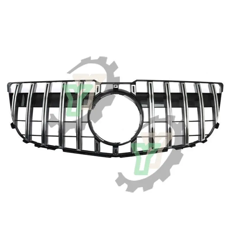 Front bumper grille GT style grille for Mercedes-Benz GLK Class X204 GLK250 GLK300 GLK350 2013-2015 racing grill