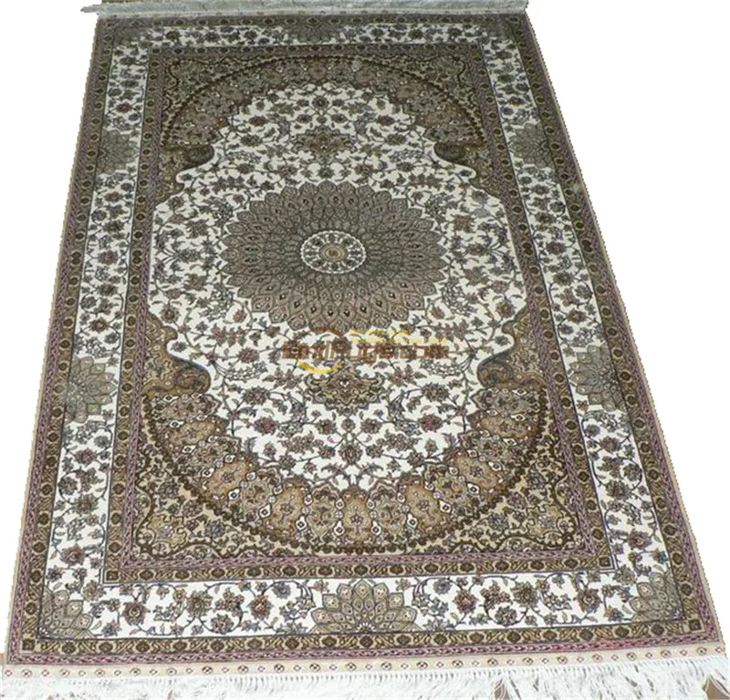 carpet bedroom Hereke Silk Carpet Oriental Knitted Floor Use Bedroom Carpet 