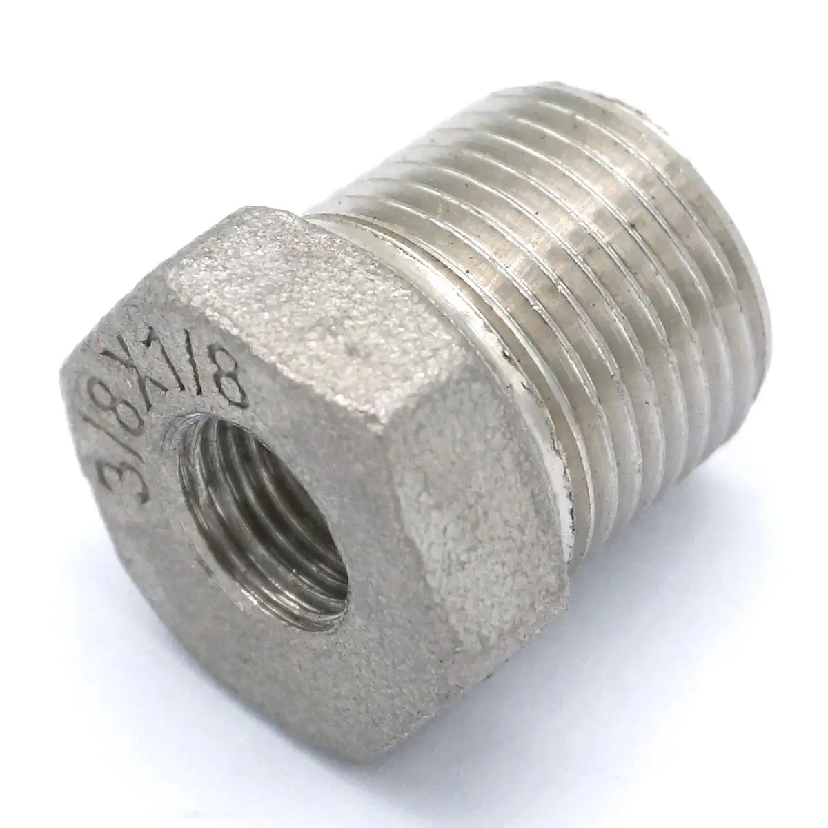 

3/8" BSP Male to 1/8" BSP Female 304 Stainless Steel Reducer Reducing Bush adapter Fitting