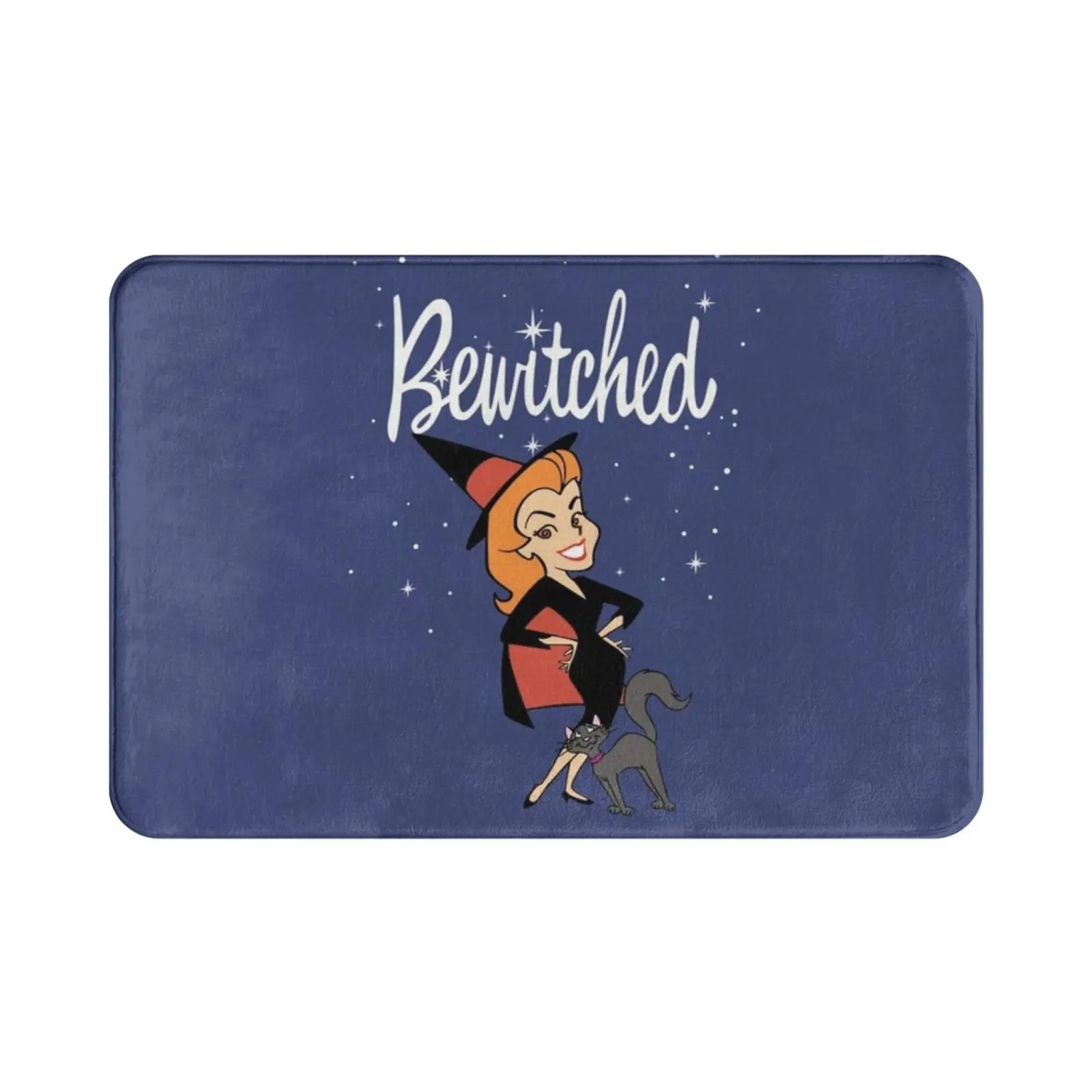 Bewitched Shirt , Poster , Carpet Mat Rug Cushion Soft Non-Slip Bewitched Tv Samantha Endora Darrin Darren