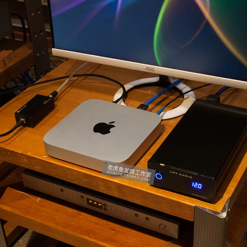 Go Modified DIY upgrade Apple MAC mini Macbook liniowy zasilacz dedykowany moduł filtra płytka interfejsu