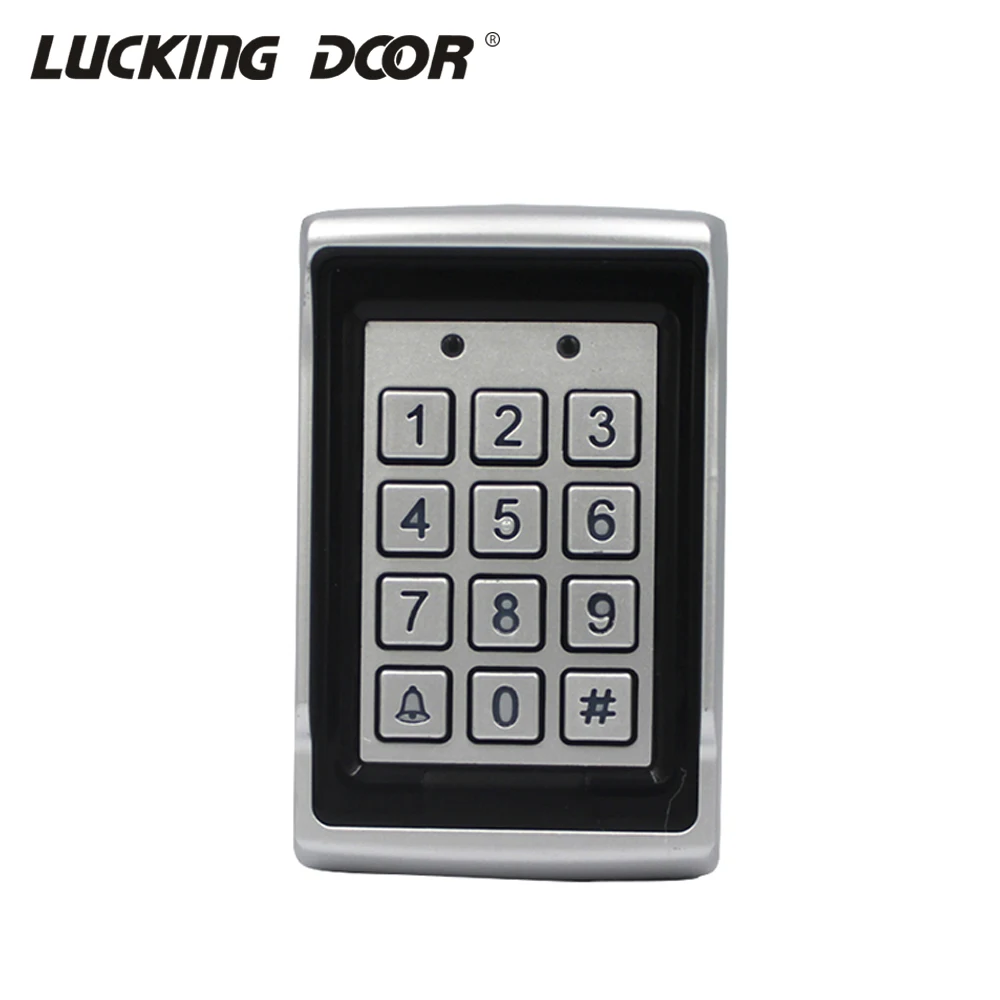 Access Controller 125Khz ID 1000Users Metal Case Keypad  with Backlight Single Door Control Independent Code Access Device