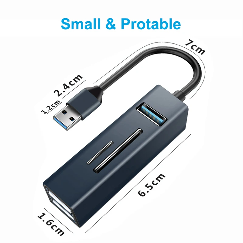 Hub Usb 3.0 lettore di schede Sd Otg 2.0 per Macbook Pro Air Lenovo Xiaomi Laptop Pc accessori per Computer Mini Hub Usb C Multi Port