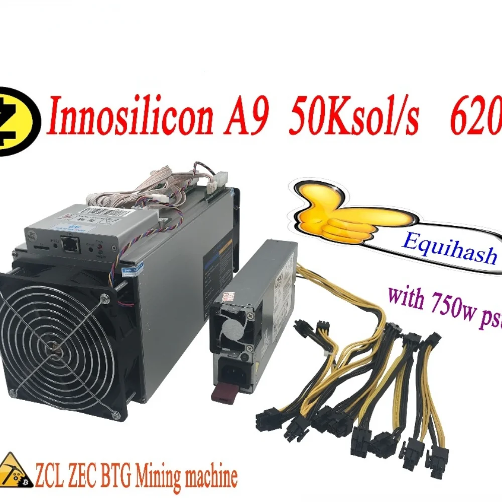 ETH BTC KUANGCHENG-minero zefectivo ZEC BTG Innosilicon Equihash A9 ZMaster 50k, minería potente Z9, 80-90%