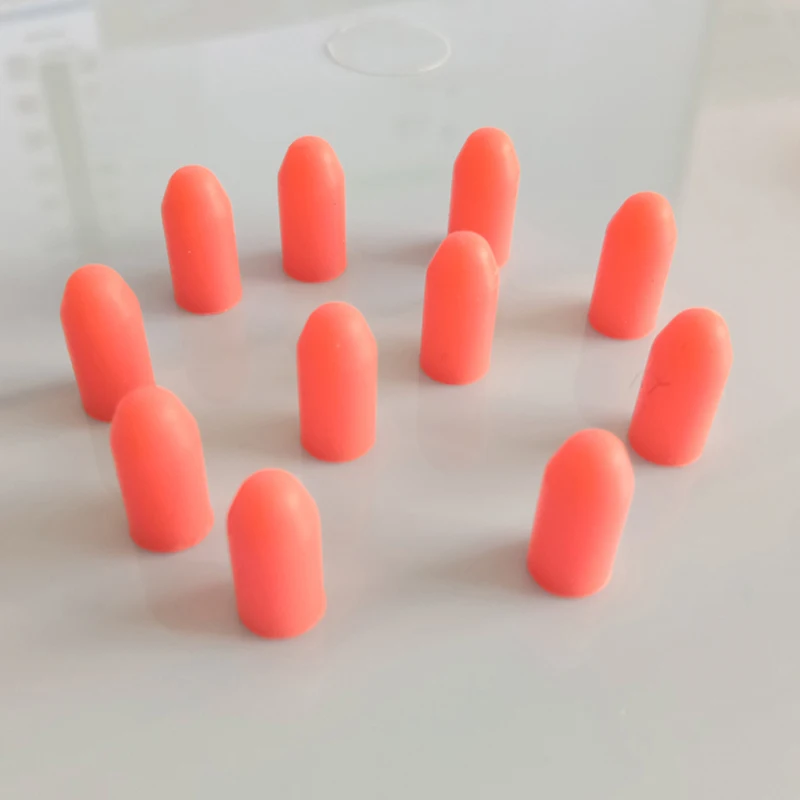 10pcs Syringe Tips Silicone Rubber Needle Seal Caps Injection Dispensing Sealing 3mm Sealing Caps Plug gasket PVC platic caps