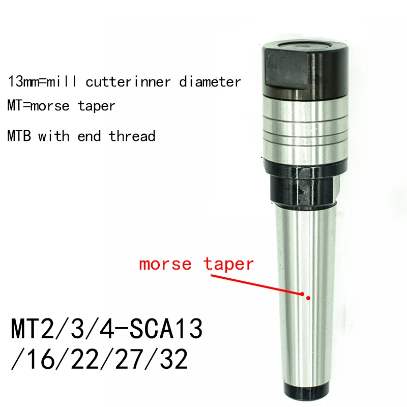 High quality morse taper MT2/3/4-SCA16/22/27/32 mill cuuter installation Saw blade side lock milling cutter