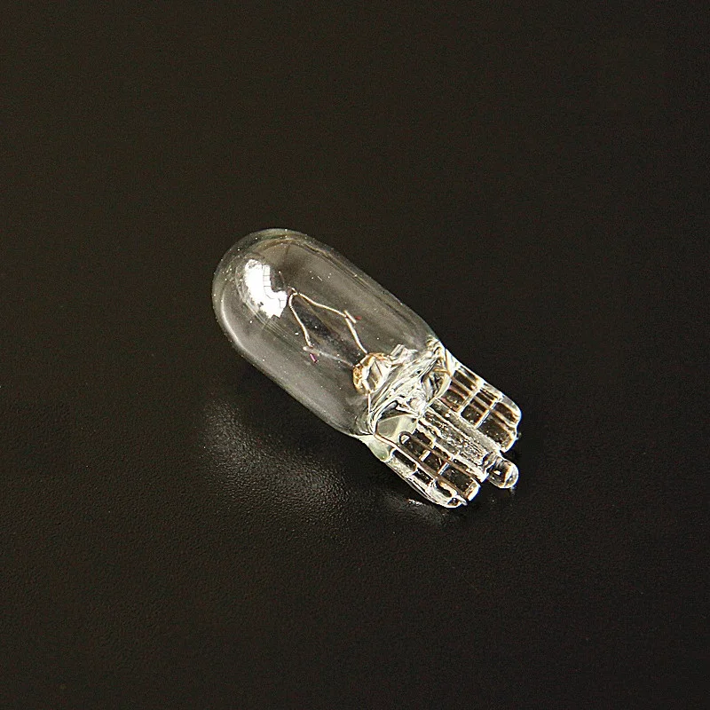 100 Stück Weiße T10 W5W 501 194 Klare Signalleuchte Glas 12V 5W W2.1x9.5d Einzelfilament Autolampe Autobeleuchtung – Detail 3