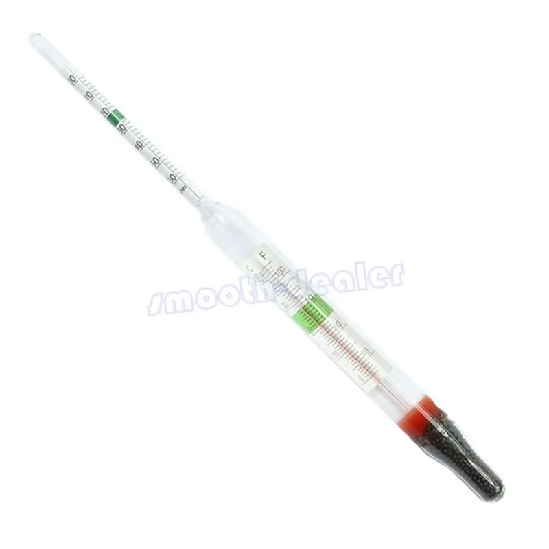 2022 New Aquarium Glass Hydrometer with Thermometer Salt Marine Salinity Tester Meter