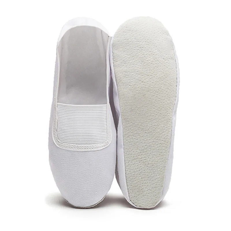 USHINE EU22-45 Indoor Yoga Slippers Gym Leraar Fitness Yoga Ballet Dansschoenen Voor Meisjes Vrouw Balletschoenen Canvas Man Kinderen