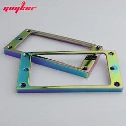 1 Set Chameleon Rainbow Pickup Mounting Rings for Humbucker Pickups Cover Frame Flat Top Set Replacement Electric Guitar or Bass