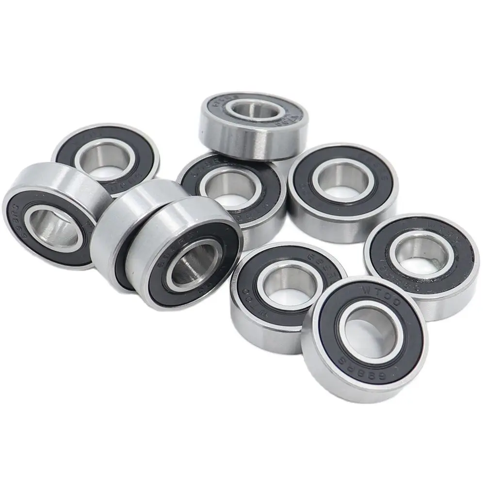 698-2RS Bearing ABEC-5 10PCS 8x19x6 mm Miniature 698RS Ball Bearings 619/8RS Z3  698 2RS