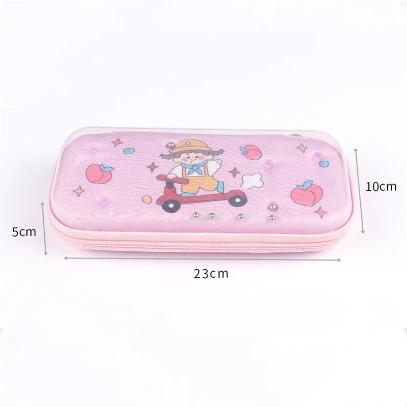 Creativity Balance beads EVA cute pencil case school stationery box Cartoon pen case kid pencil bag gifts student pencil box big