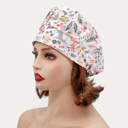 Scrubs surgicals Hats Dentist Lab Operator Cap Pet Doctor Work Scrubs Caps Health Caps for long hair nurse accessories chef cap