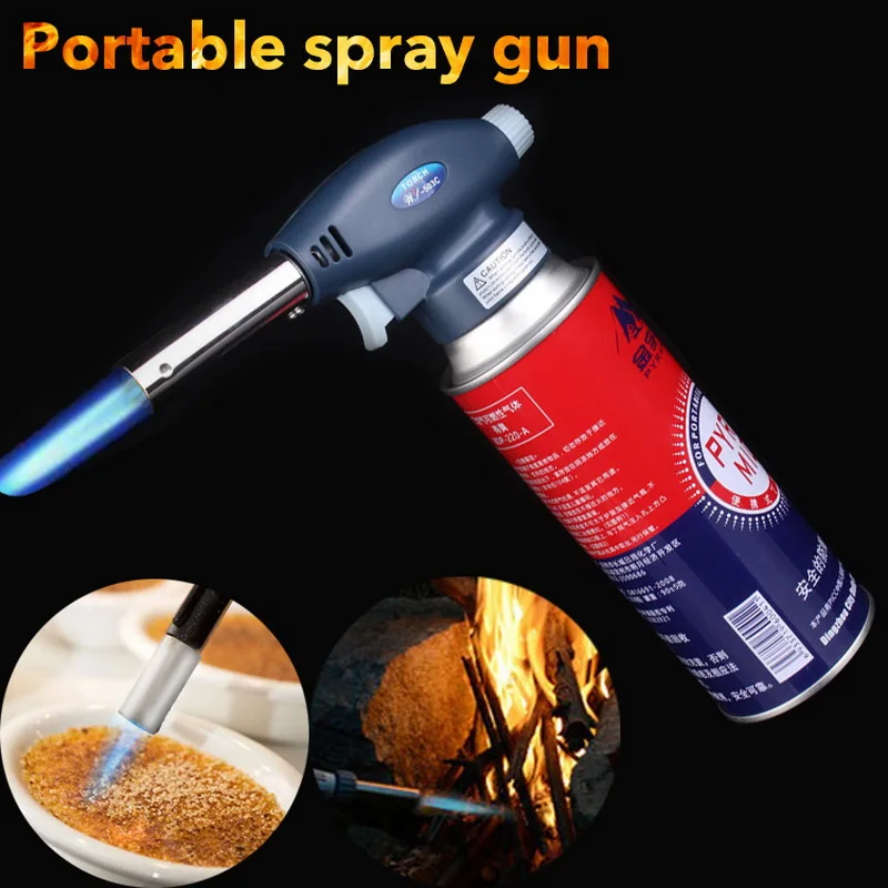 

Outdoors Safety Butane Torch Welding Torches Igniter Multifunction Welding Torches for Cooking Survival Tool Defense Tactical