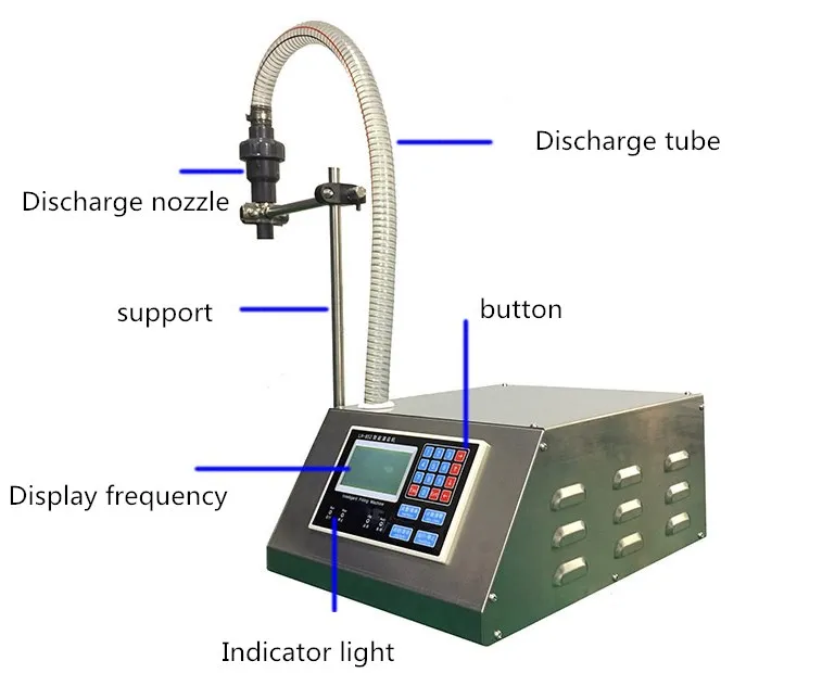 LH-852 automatic filling machine viscous liquid shampoo honey special quantitative liquid filling machine 110V 220V