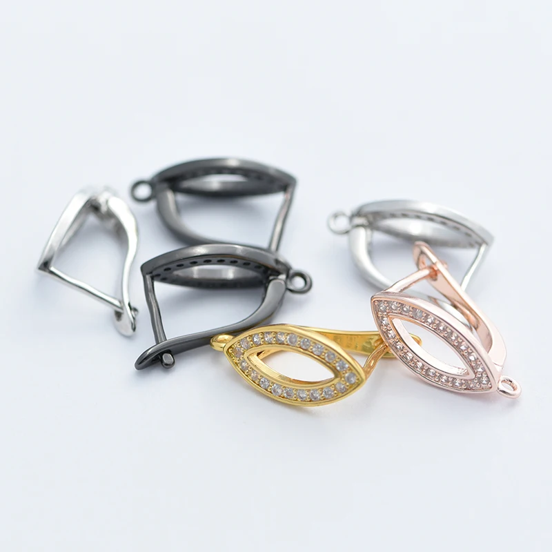 Fashion Evil Eye  Earrings Hooks DIY Earrings Clasps Hooks for Woman Handmade Jewelry Making Accessories