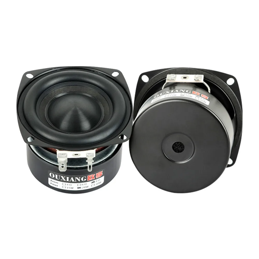 AIYIMA 2Pcs 3 Inch woofer Speaker Driver 4 8 Ohm 25W Audio Bass Loudspeaker  Home Theater Speaker Sound Amplifier Speaker Unit