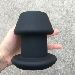 Hollow Anal Expander Huge Dildo Man Anus Plugs Prostate Massage Vagina Dilator Sex Toys Super Large Silicone Butt Plug Enema Toy