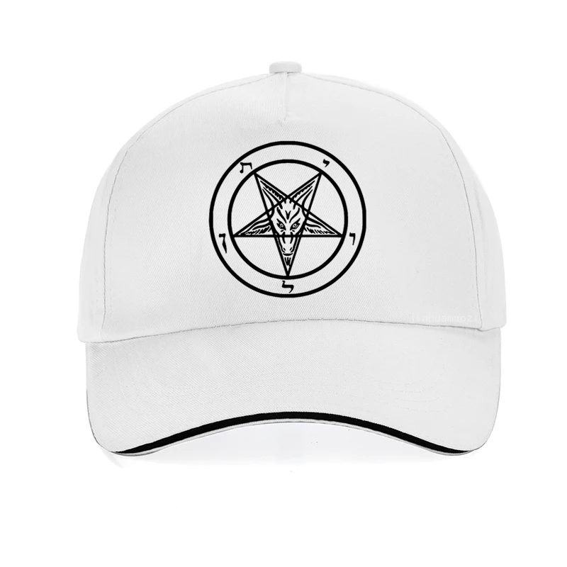 Pentagramme Gothique Occulte Satan Exploability Cap pour Hommes et Femmes, Chapeau de Papa, Casquette de Camionneur de Loisirs, Unisexe 6A Back