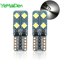 1x Car LED Bulb T10 W5W Interior LED Light Canbus No error 12V 6500K White 3030 SMD Auto Door Wedge Side Clearance Lamp 194 5W5