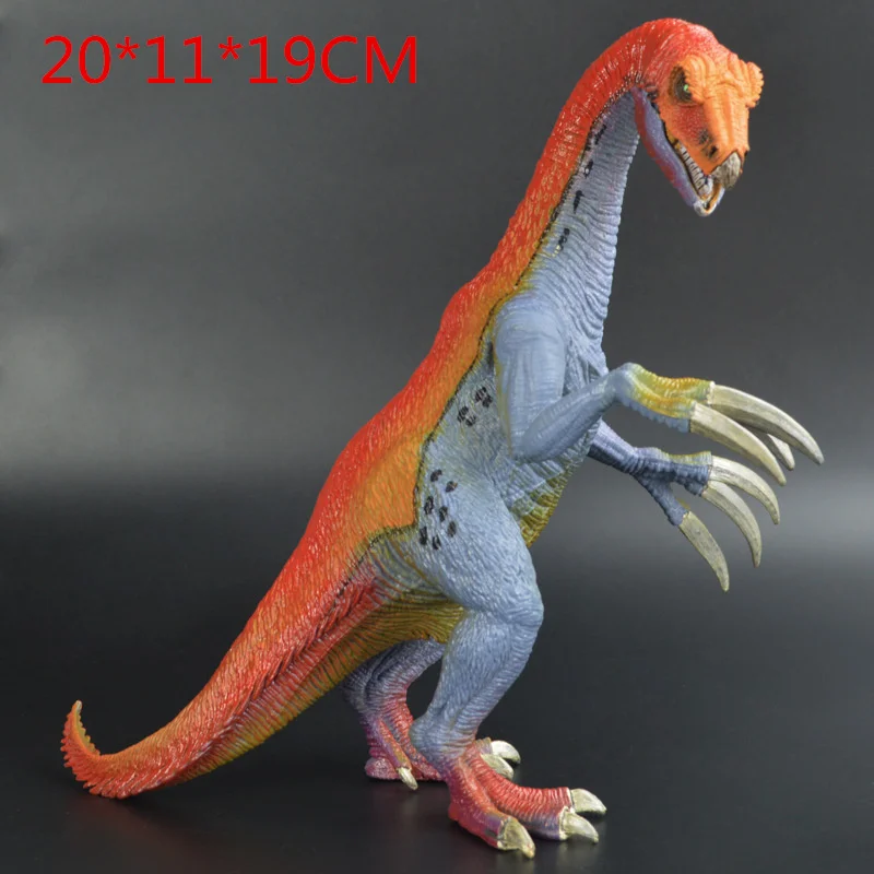 Tamanho grande dinossauro brinquedo gigante do sul dragão spinosaurus therizinosaurus pvc feito à mão modelo comum móvel festa criança brinquedo presente