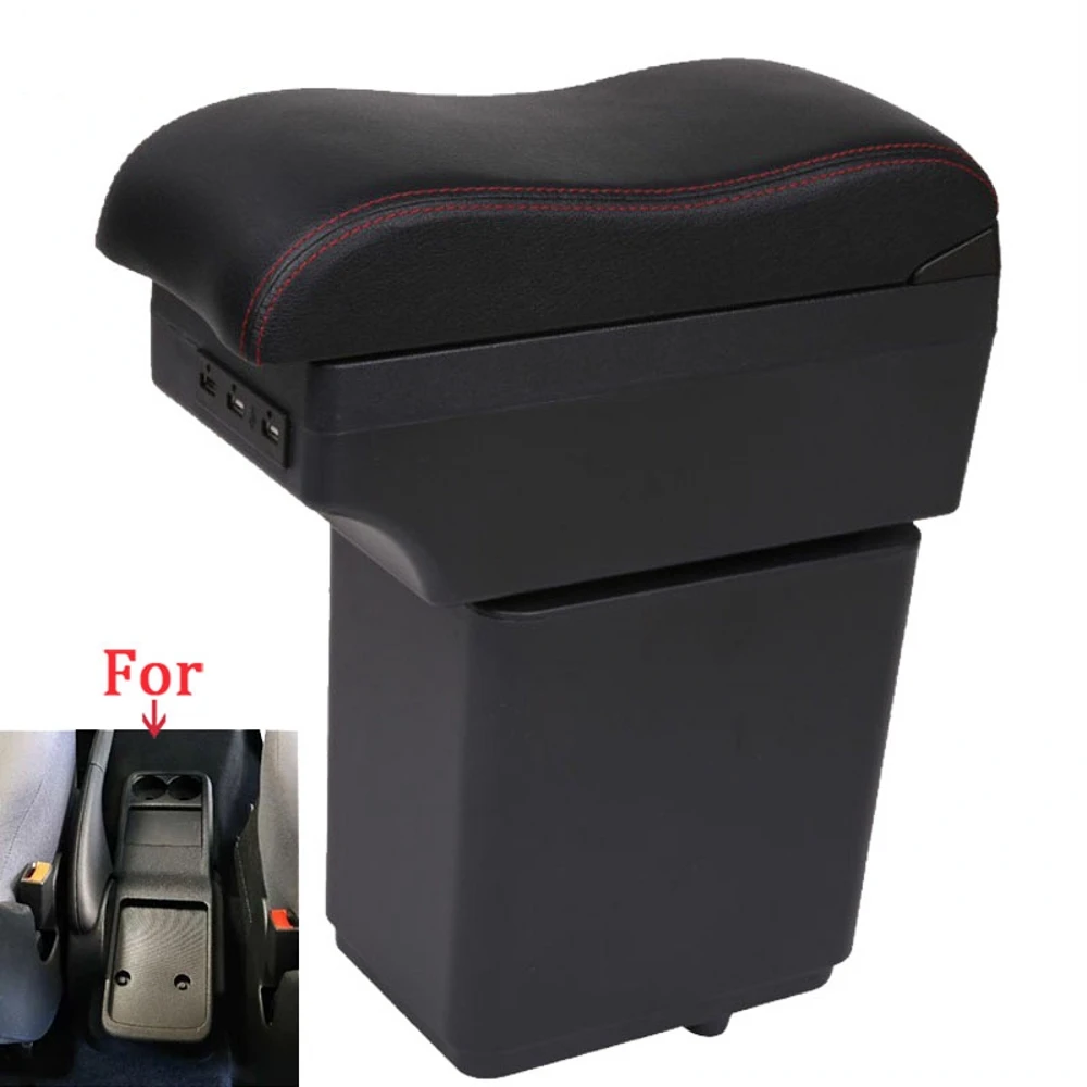 

For Citroen Berlingo Armrest Box Car Center Console Storage Space Case Elbow Rest with Cup Holder USB Interface