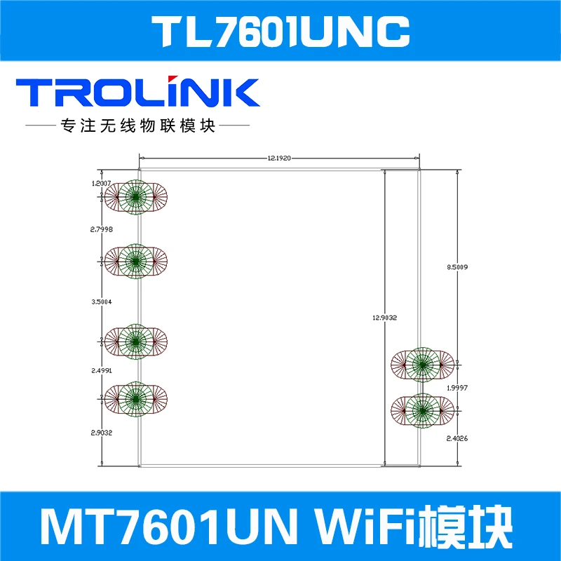 10Pcs 100% Orginal MT7601UN Usb Draadloze Wifi Module Toepassing Netwerk Tv/Set Top Box/Media Speler Module
