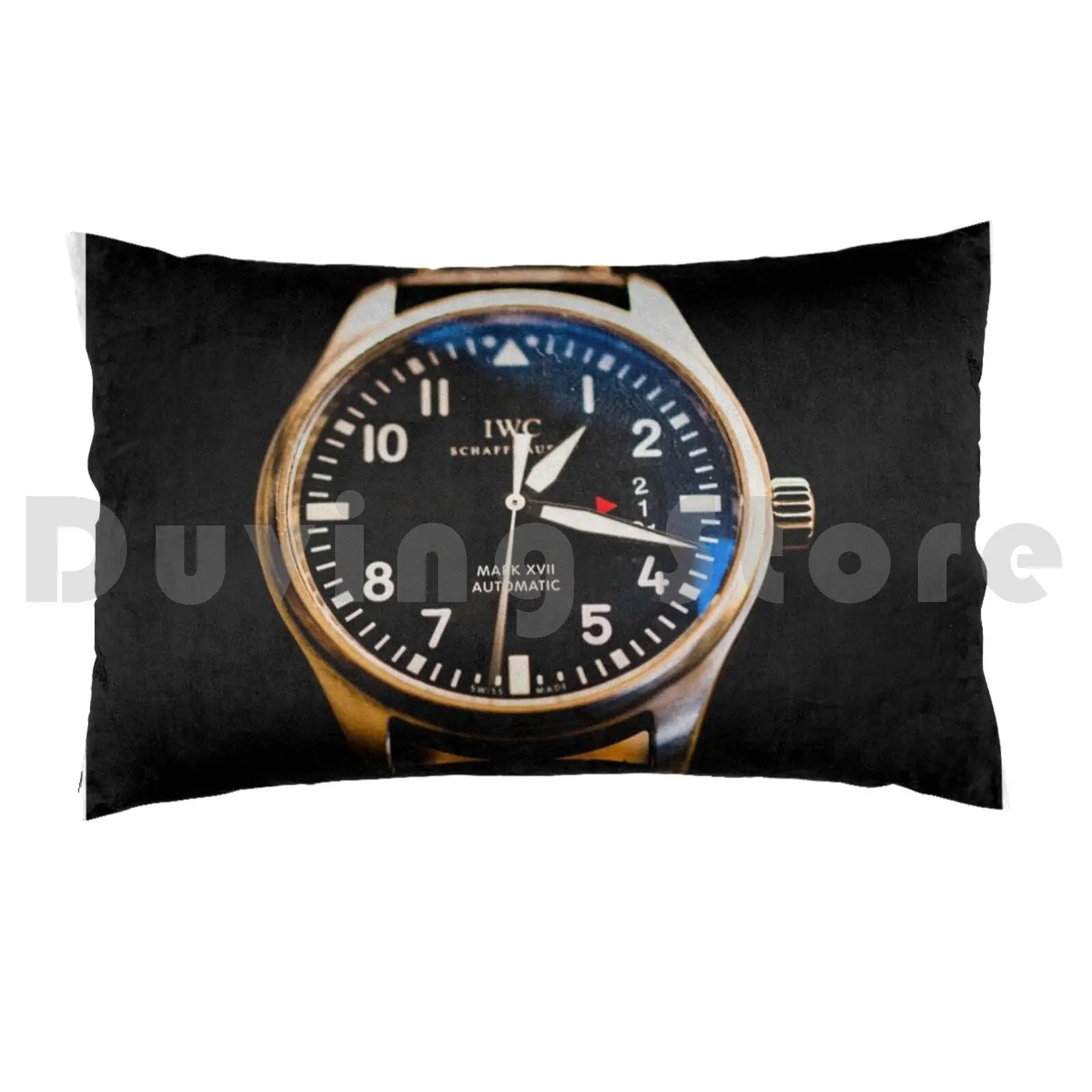 Pilot's Mark Xviii Mens WatchPillow case Watch Analog Watch Watch Fashion Strap Material