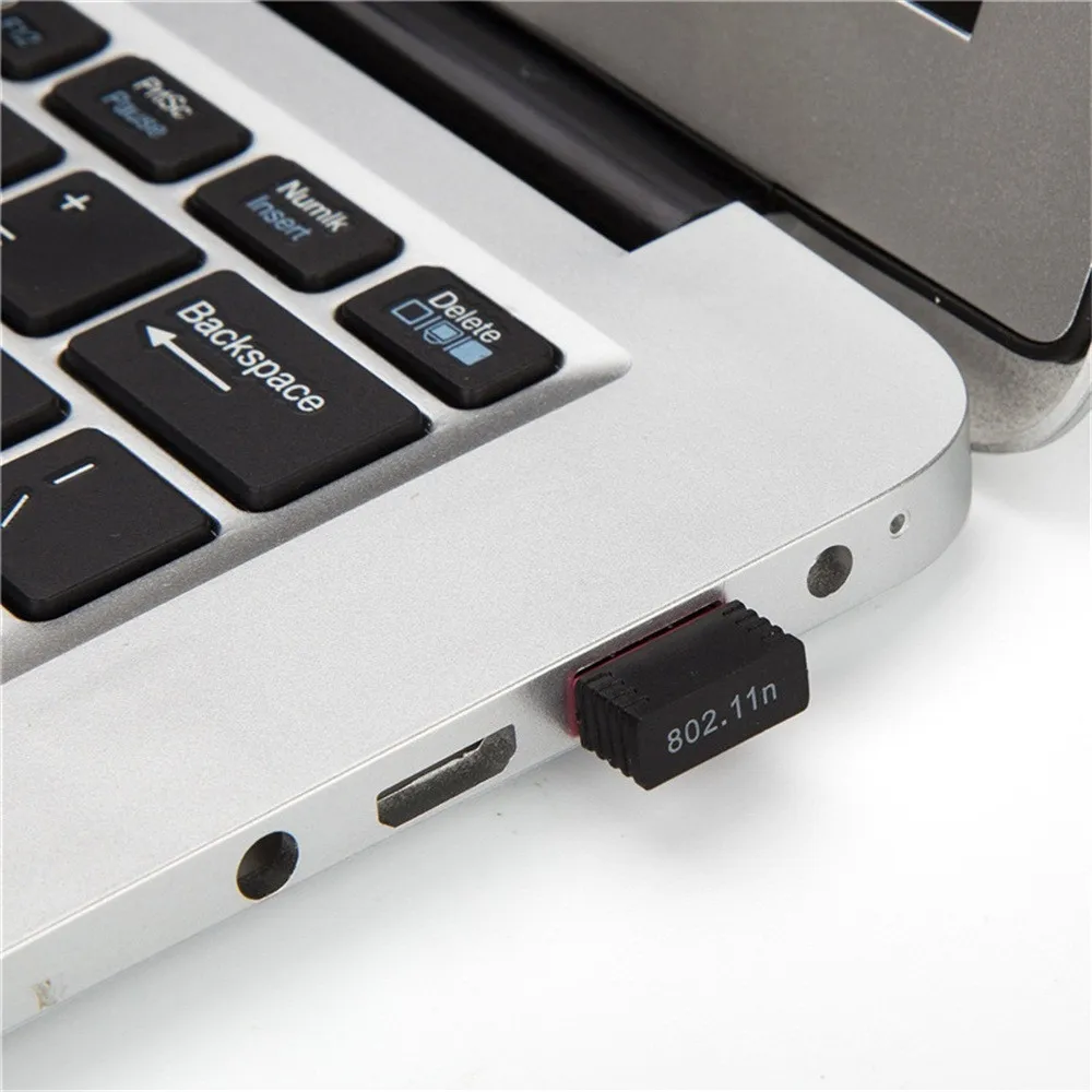 Mini USB 2.0 802.11n 150Mbps Adaptor Jaringan Wifi untuk Windows Linux PC Drop Shipping 7