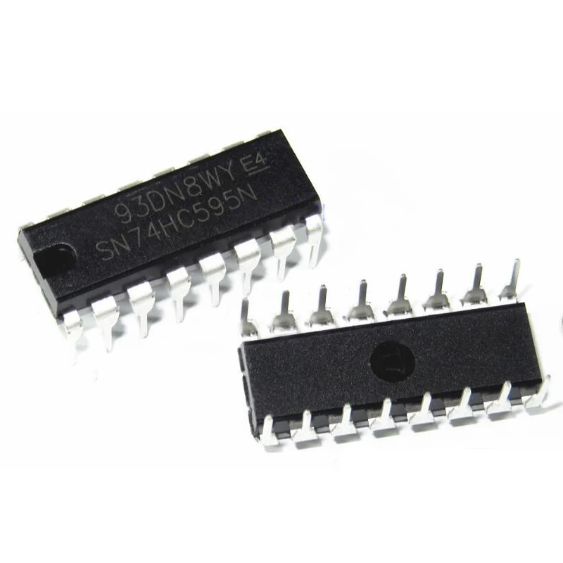 10PCS 74HC595 DIP 74HC595N DIP16 SN74HC595N DIP-16 new and original IC Chipset