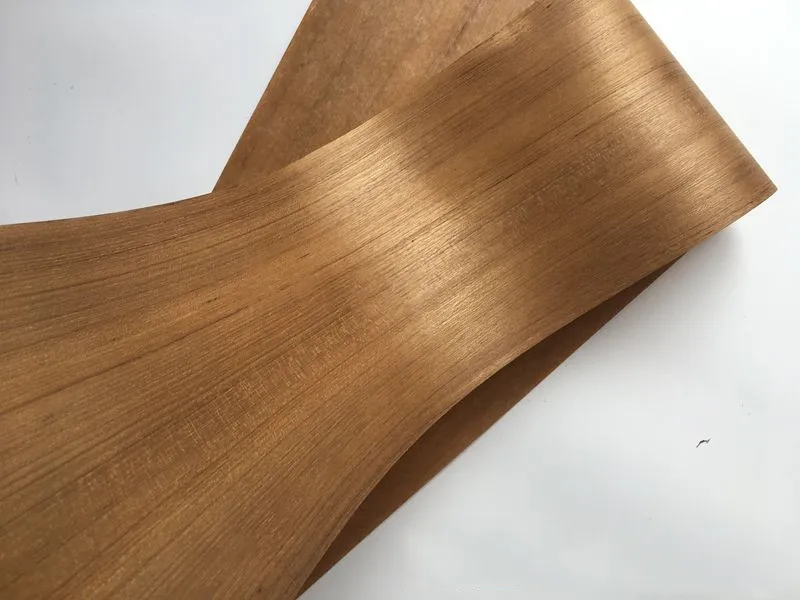 

2x Natural Veneer Wood Veneer Sliced Veneer Teak Veneer Backing with Tissue Furniture Veneer 0.2mm Thick Q/C