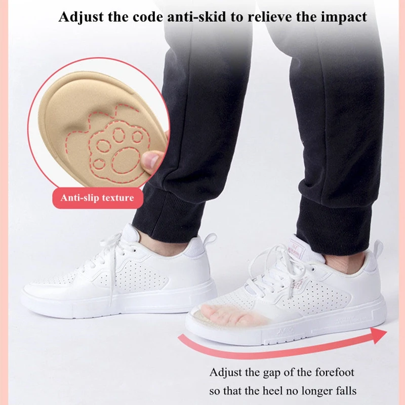 1 Pair Soft Sponge Forefoot Cushion Pads, Toe‑Guard Half‑Size Shoe Inserts, Comfort Foot Care Pads for Women High Heel Shoes