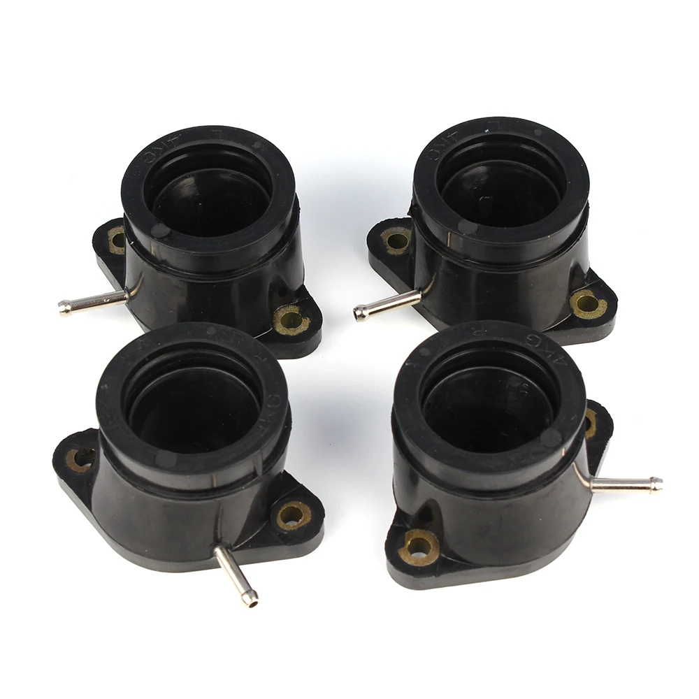 4pcs Carburetor Pad Plastic Outlet Carburetor Intake Manifold Interface Glue For Yamaha XJR 1200 XJR1200SP XJR 1300 FJR1300