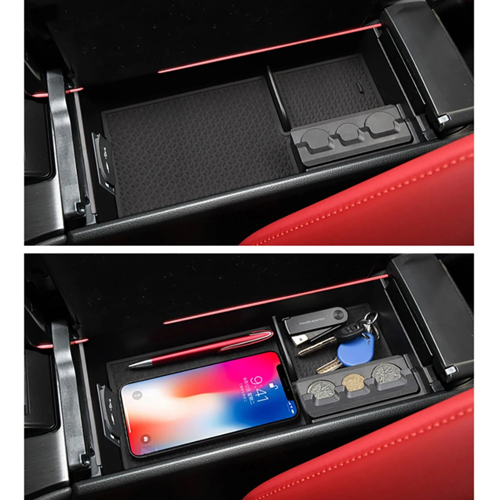 Armrest Storage Box for Lexus UX 200 250h 2019 2020 Interior Organizer Center Console Glove Holder Tray