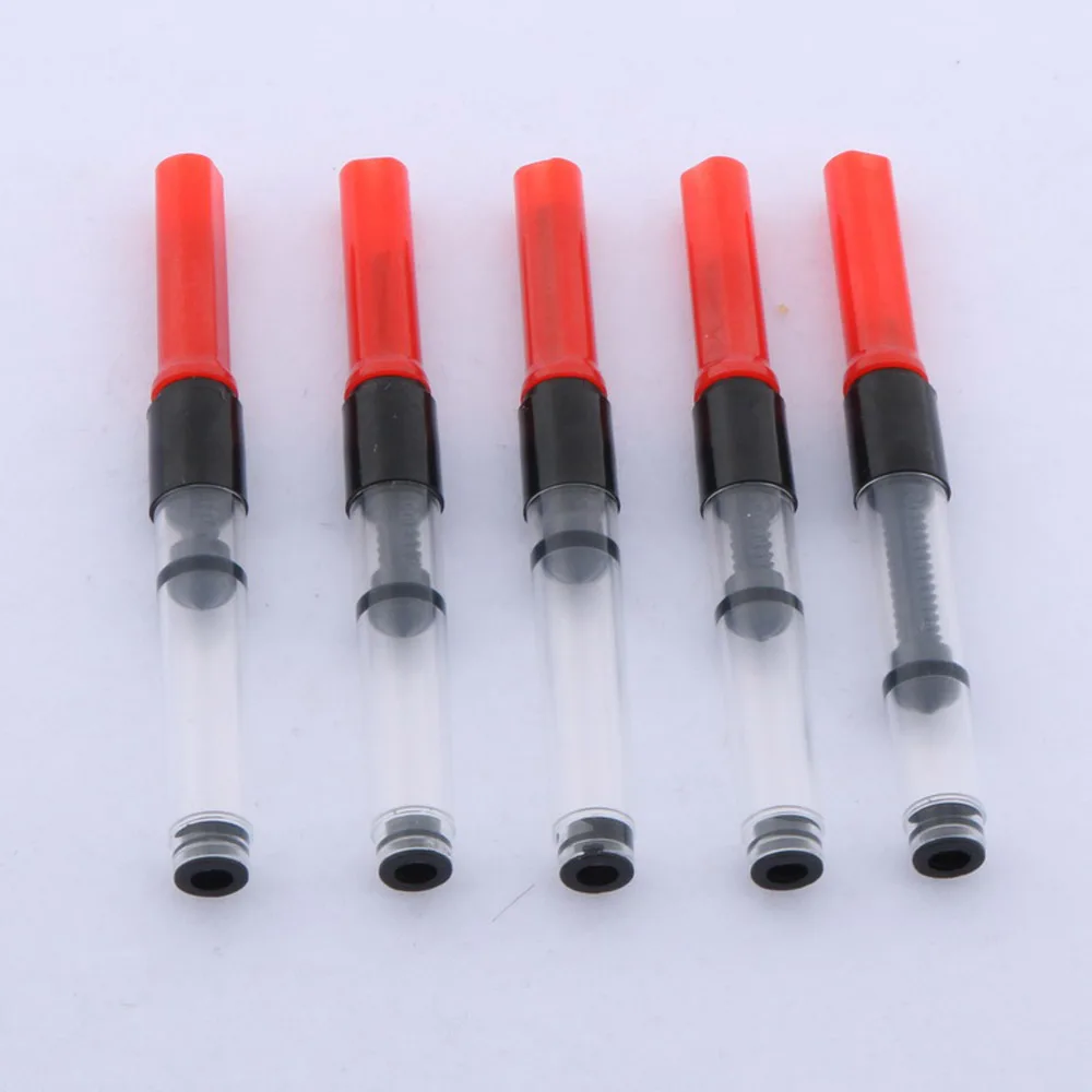 5pcs RED 3.4mm Copper Pen INK CONVERTER Water pen Refill