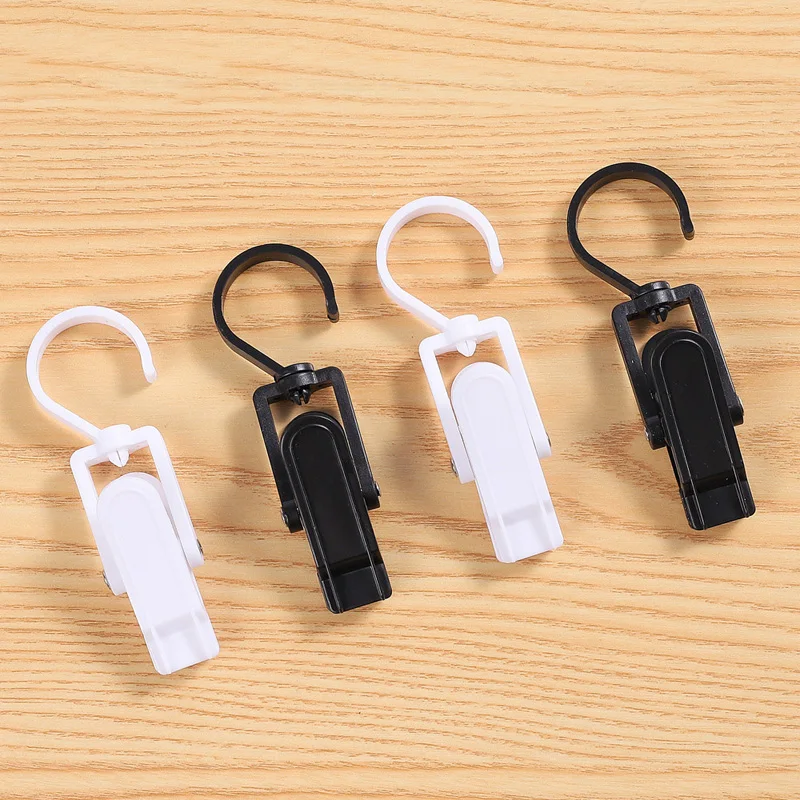 Air Drying Can Be Rotated Supermarket Hat Clamp Curtain Hook Socks Sample Display Plastic Clip