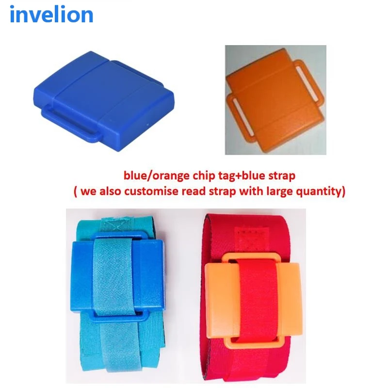 860-960mhz waterproof rfid tag Gen2 for marathon/swimming/traithlon chip timing system 1-6m read range uhf rfid wristband