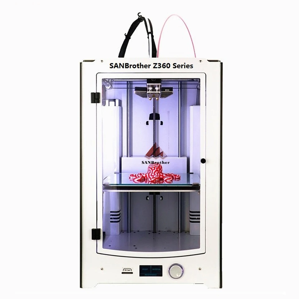 

3D Printer 2018 Newest SANJIUPrinter Z360 Dual Extruders 3D Printer DIY KIT More Higher Than UM2+ 2 Extended+ Top Quality