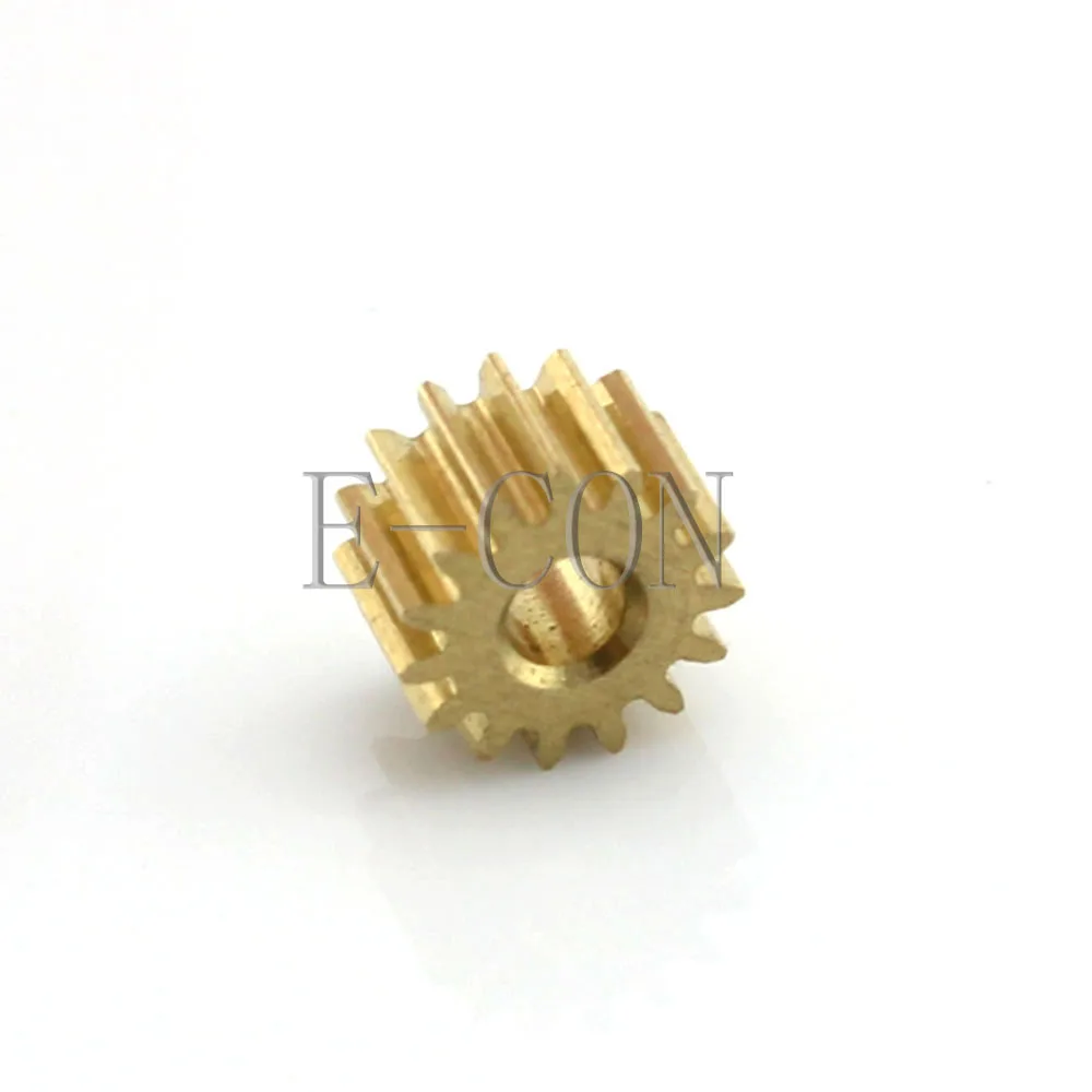 0.5M14T 2mm 3mm Bore 14 Teeth Width 5mm Module 0.5 Motor Metal Spur Gear