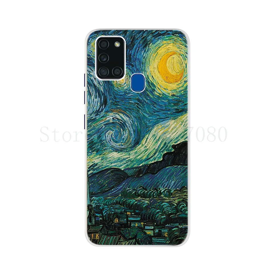 DIY Soft Silicone Phone Case For Samsung Galaxy A21s Case Mobile Phone Accessories For Samsung A21s SM-A217F/DSN Back Cover