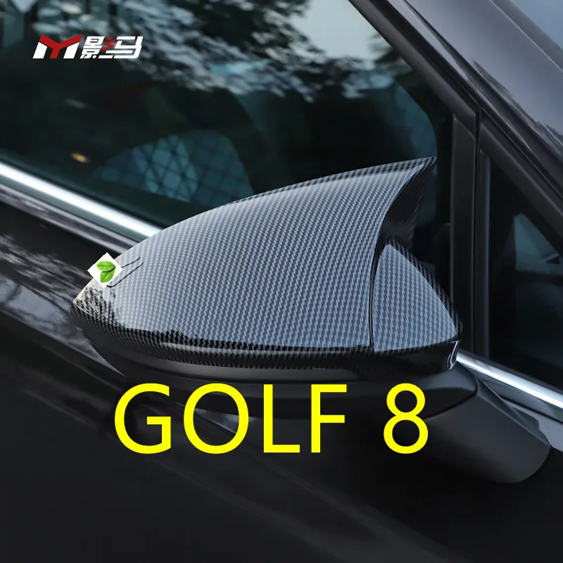 For Golf 8 special horn rearview mirror housing MK8 Pro Rline appearance modification decoration reversing mirror cover