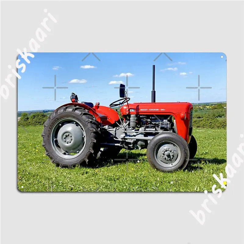 Massey Ferguson 35 Tractor Metal Signs Wall Cave Garage Club Retro Tin sign Posters